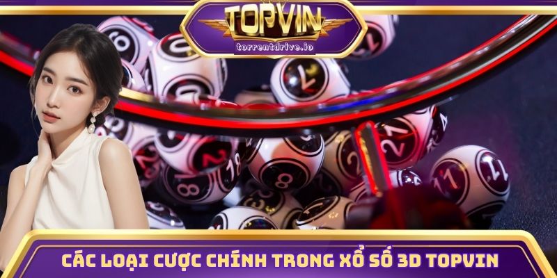 Các loại cược chính có trong xổ số 3D Topvin